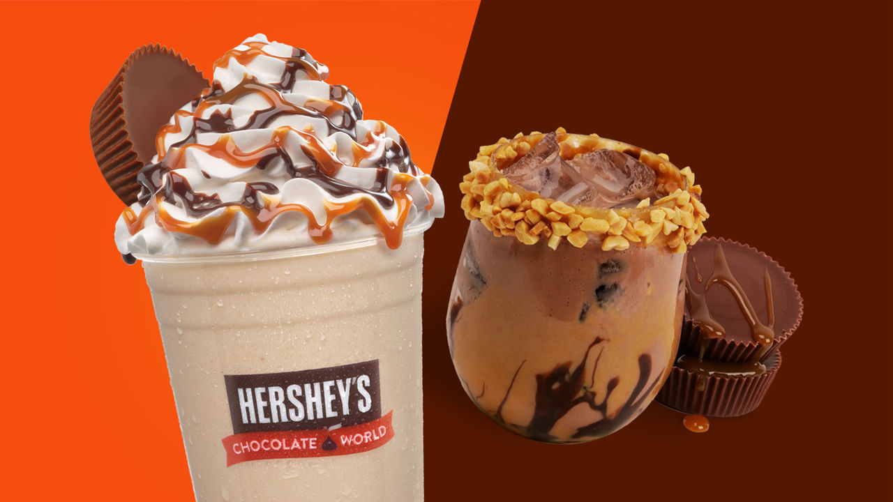 REESE'S Big Cup with Caramel Milkshake and Cocktail