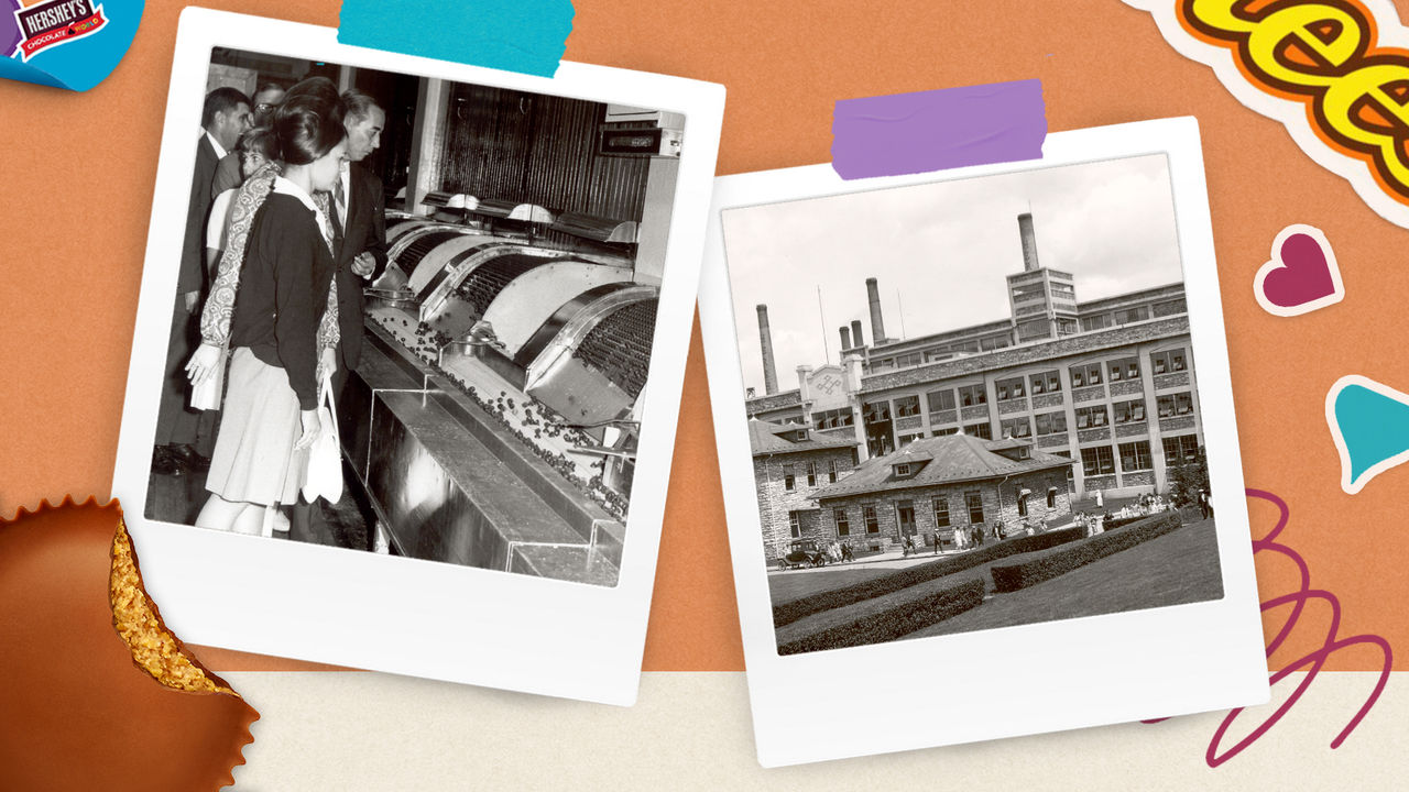 Historical photos of Hershey Chocolate Factory