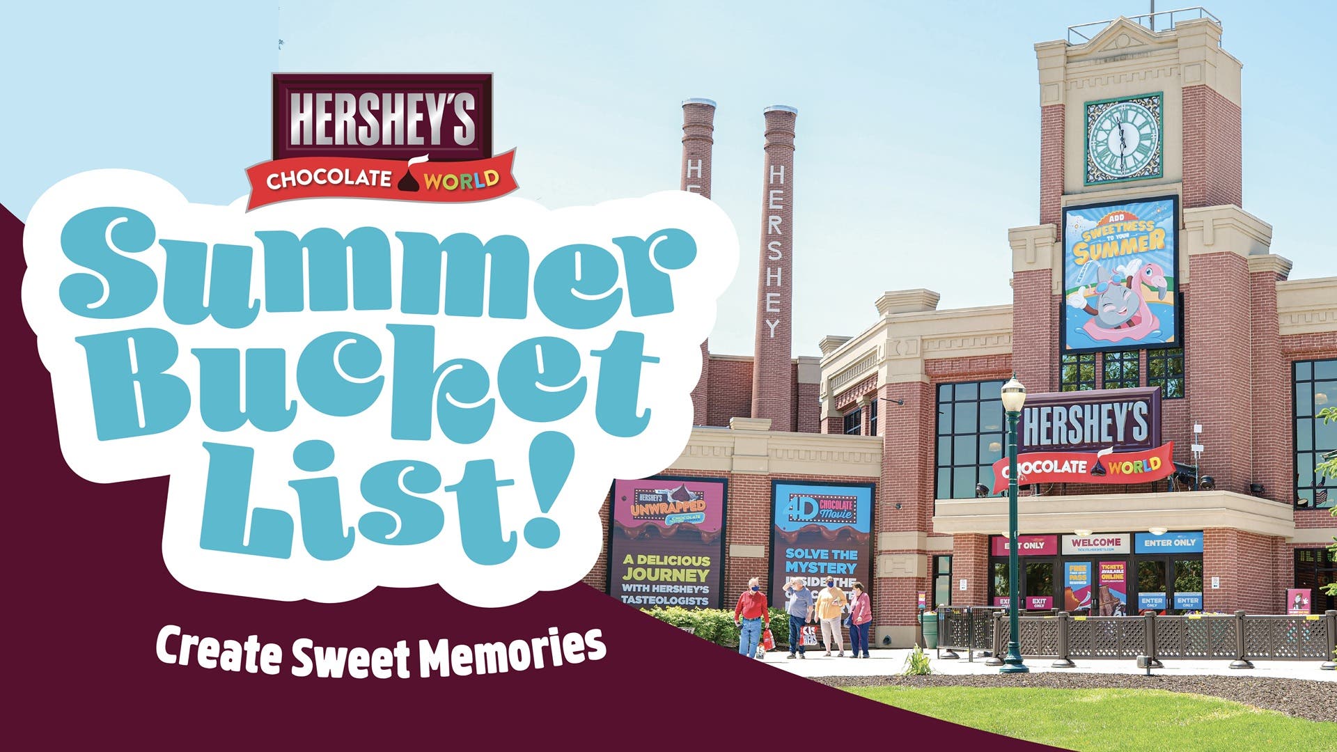 Summer Bucket List at HERSHEY'S CHOCOLATE WORLD