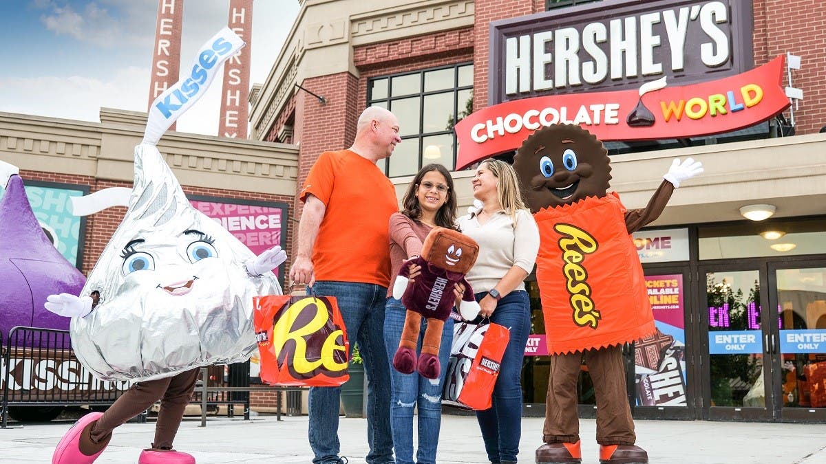 Family at Chocolate World