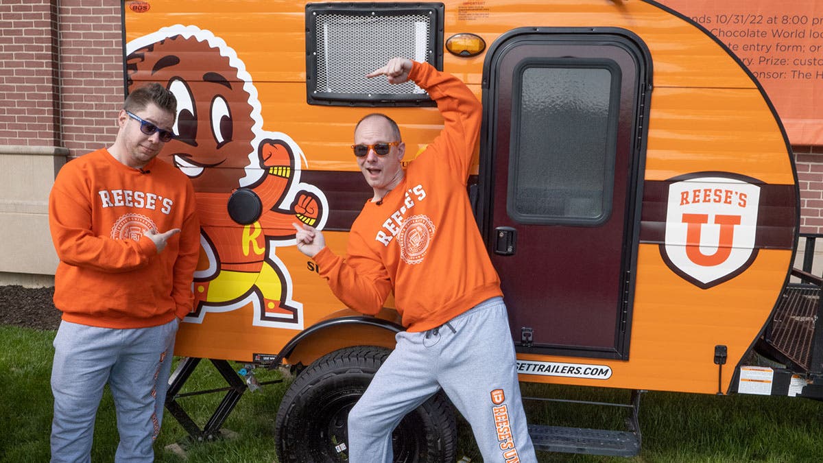 Employees at REESE'S University trailer