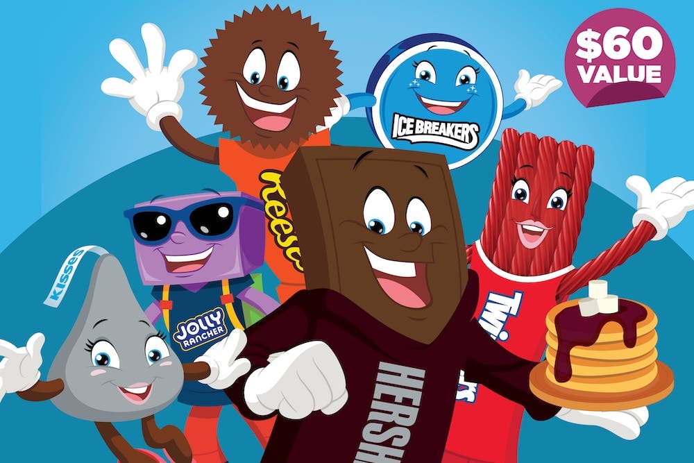 Group of Hershey's Characters