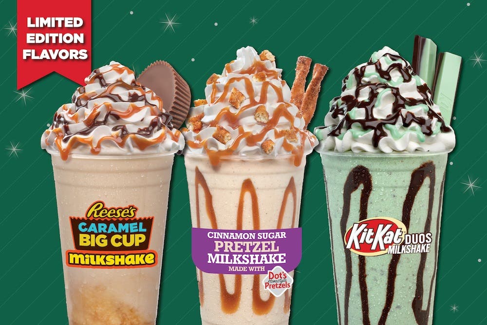 Holiday Milkshake Flavors