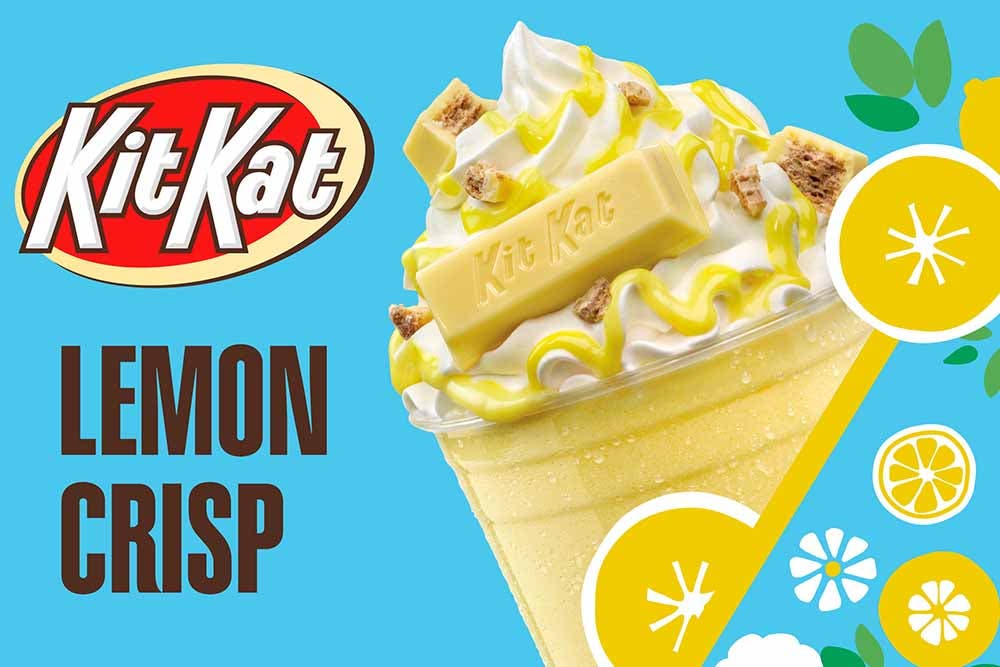 KIT KAT Lemon Crisp Milkshake