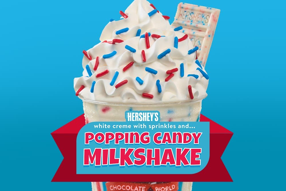 HERSHEY'S Popping Candy Milkshake