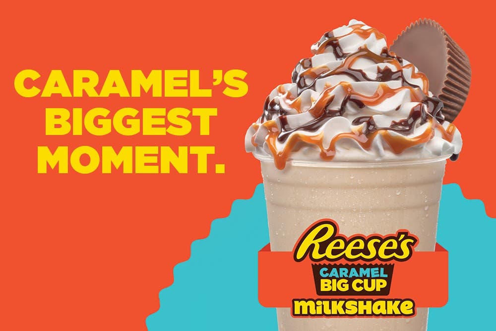 REESE'S Caramel Big Cup Milkshake